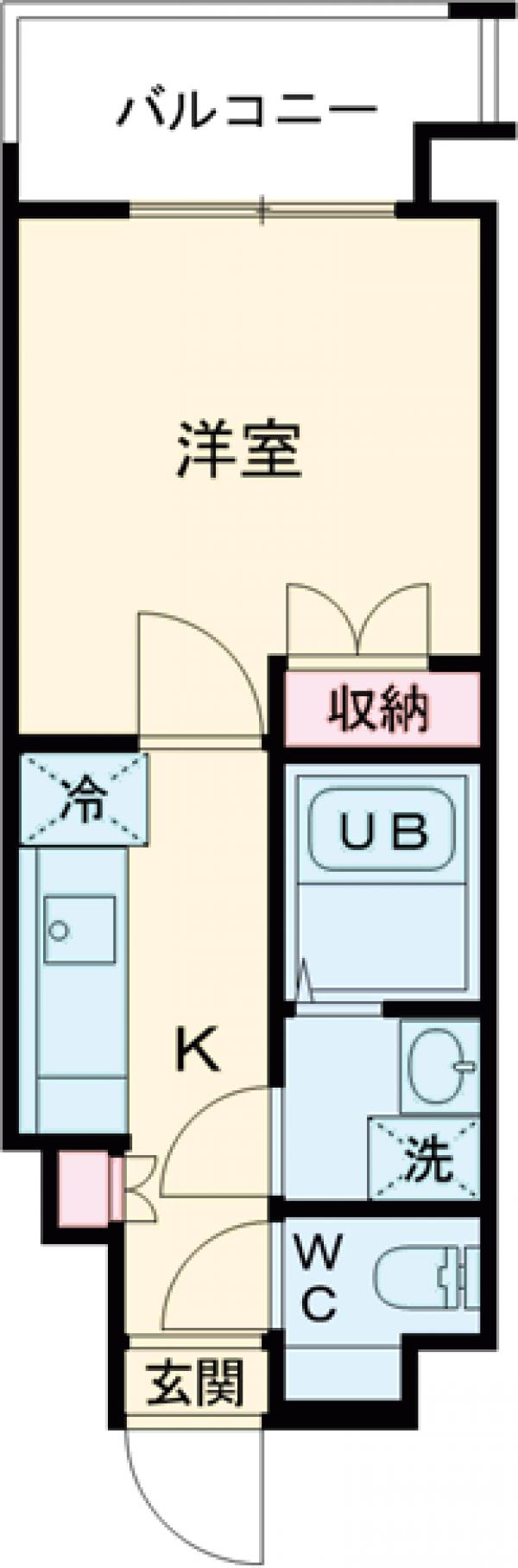 ＯＲＩＥＮＴ　ＢＬＤ　Ｎｏ．８７　マリアージュステーションの間取り