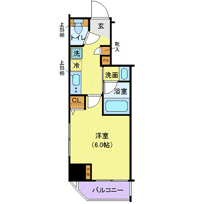 大森西の完工年月（2013年3月）築の賃貸マンションの間取り