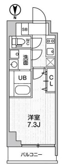 グラシアプレイス大森町の間取り
