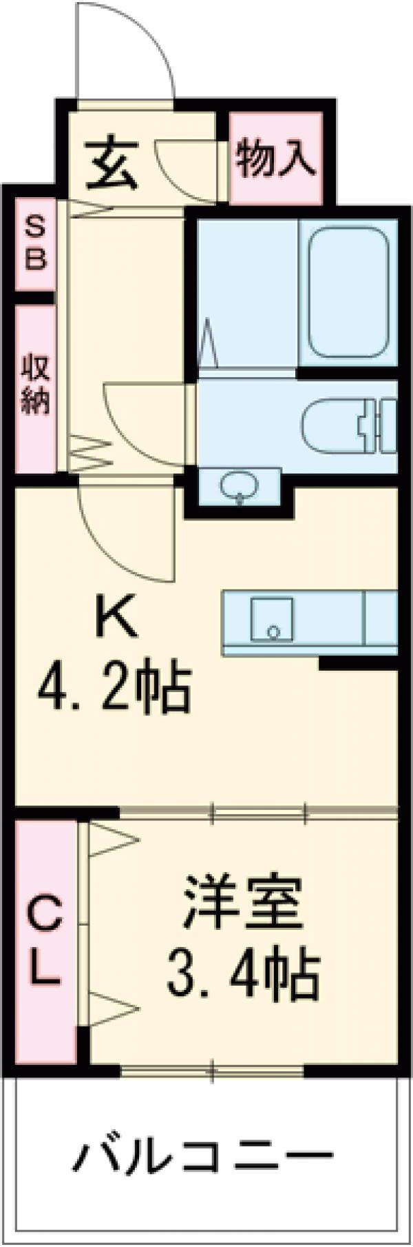 Ｎｏ．６２ＴＯＷＥＲＳ　ＡＶＡＮＴＧＡＴＥ博多の間取り