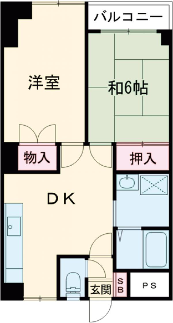 新井町マンション（仮）の間取り