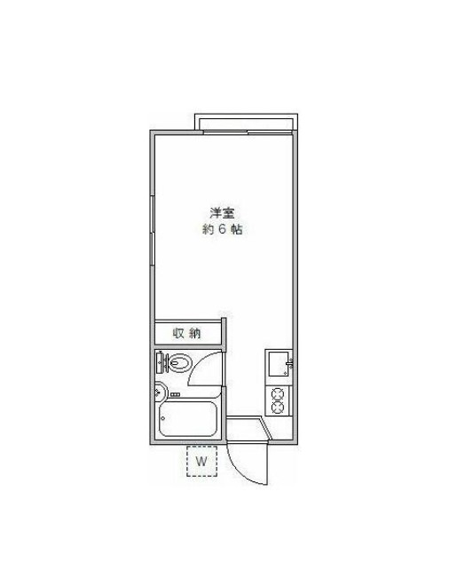 下北沢アサカハイツA棟の間取り