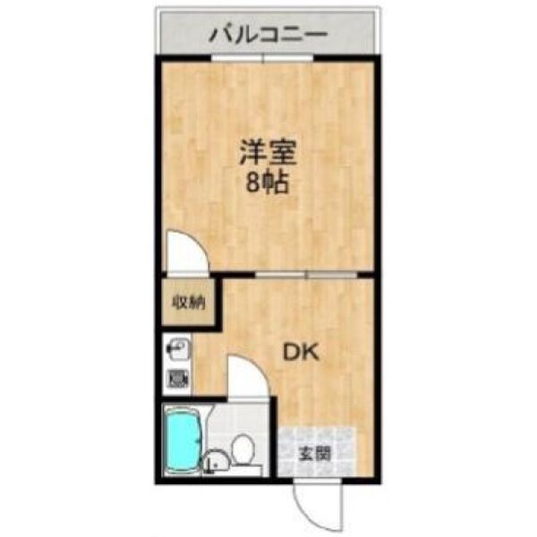谷本ハイツの間取り