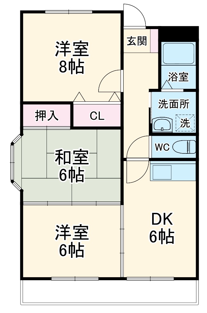 2/3 間取