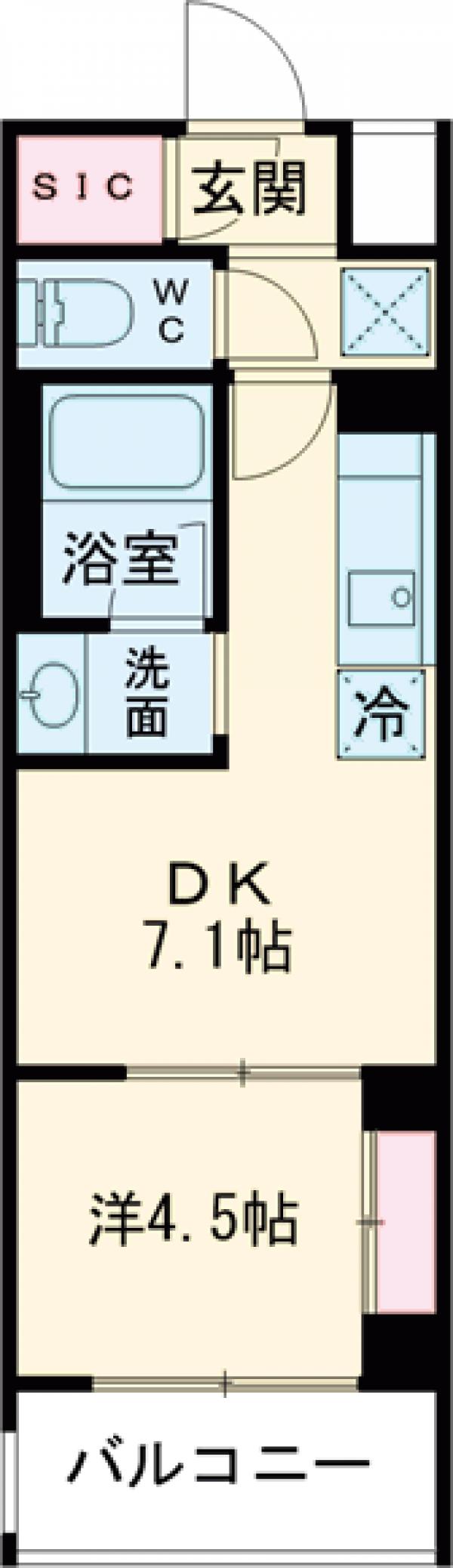 Brillia ist 洗足池の杜の間取り