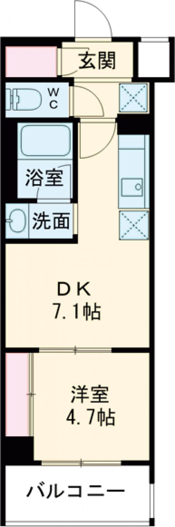 Brillia ist 洗足池の杜の間取り