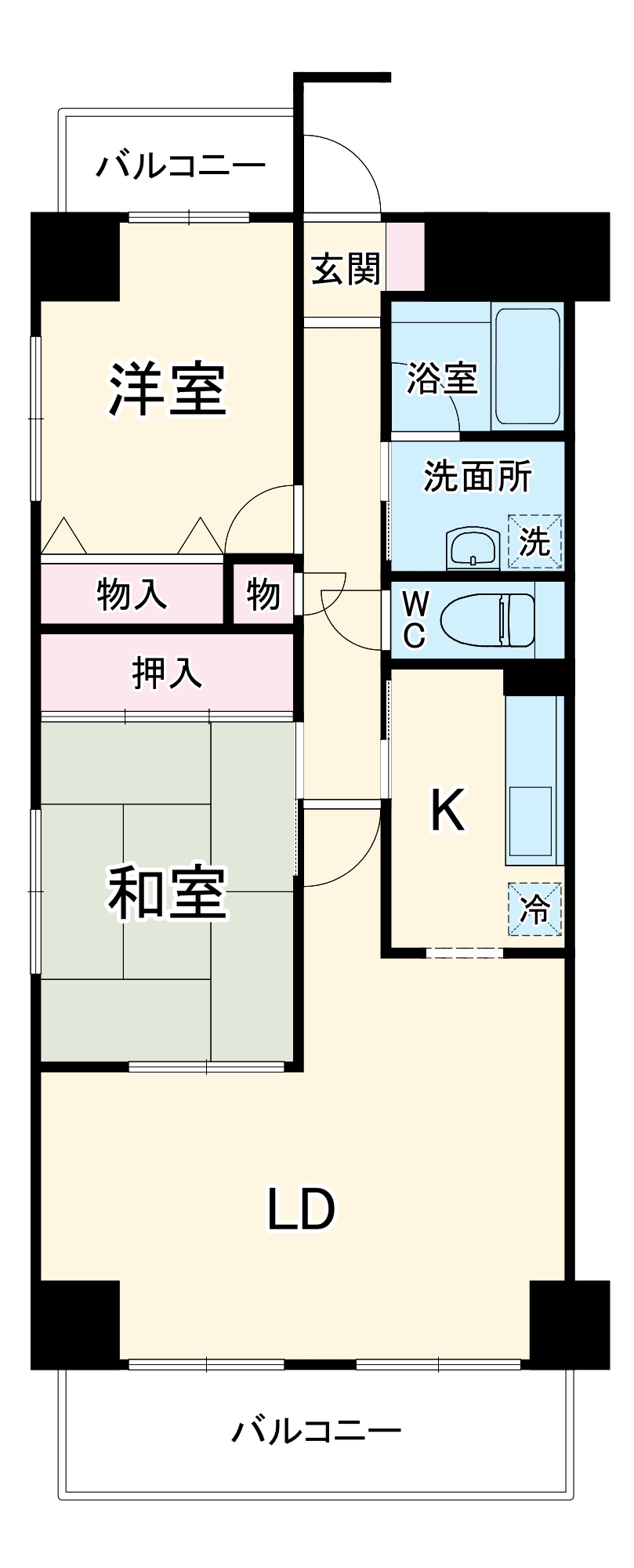 プライムレジデンス徳川の間取り