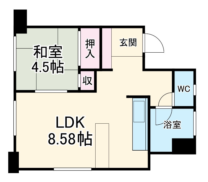池下ウエストマンションの間取り