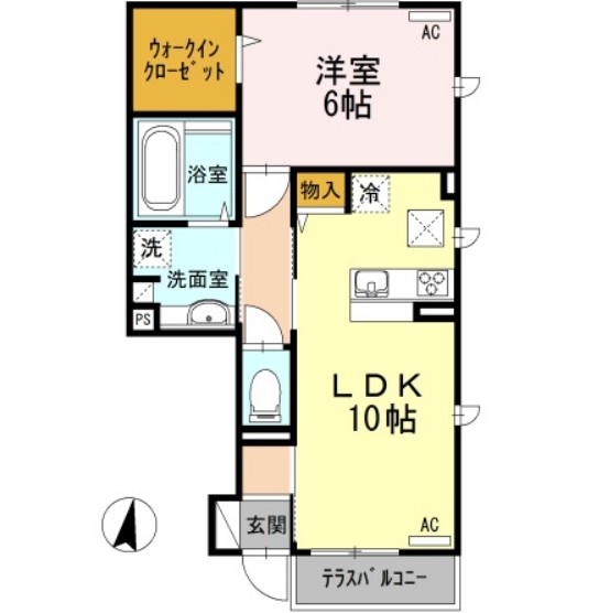クレール南町の間取り