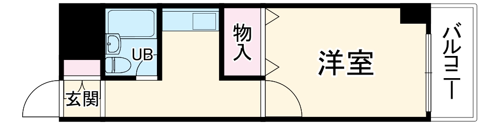 エフアール城東中央の間取り
