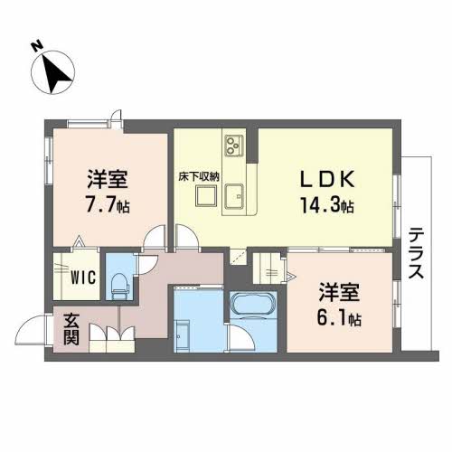 ヴェネ・シャルムの間取り