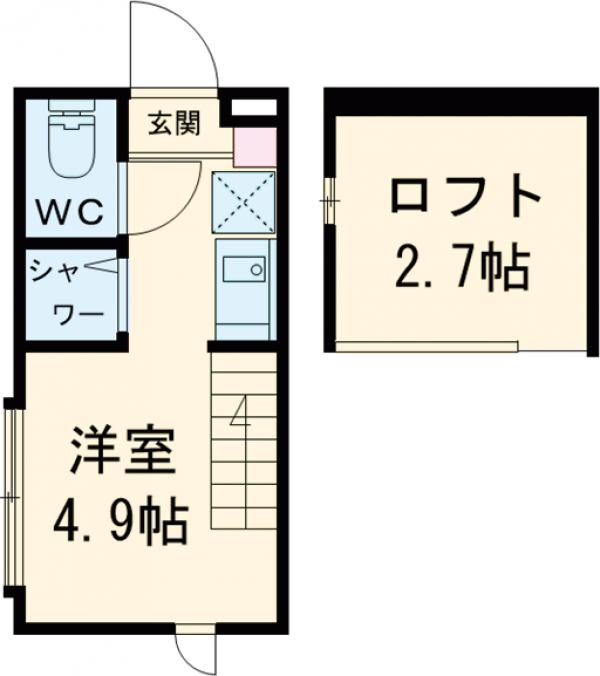 ハーモニーテラス桜上水Ⅱの間取り