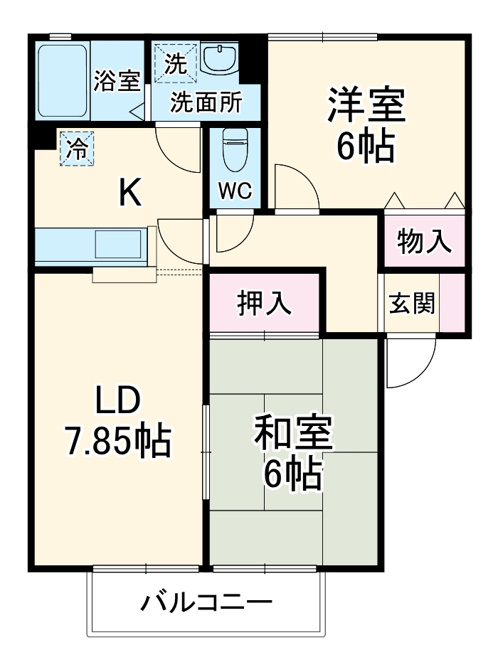 ウィンディア弐番館の間取り