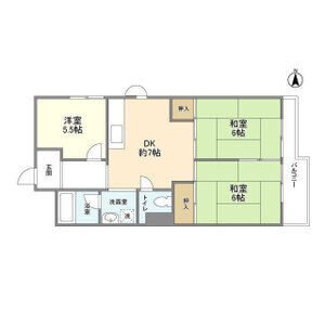 サンハイツ治の間取り