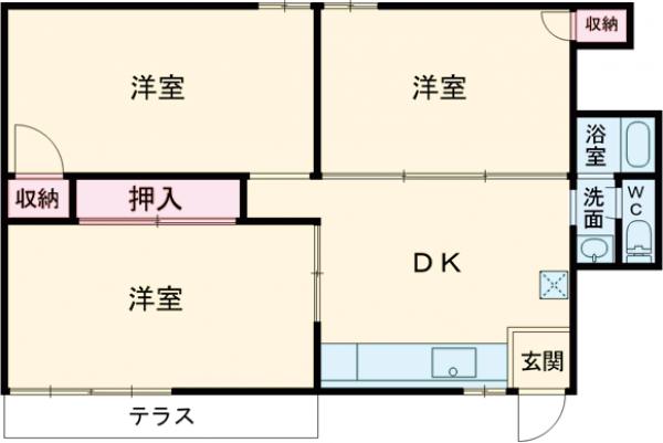 メゾンドアミの間取り