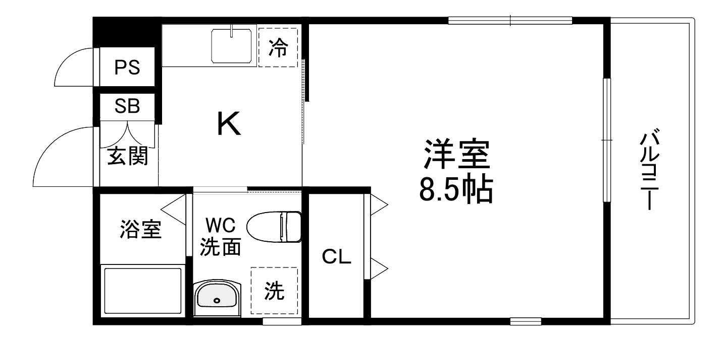 エスポワールの間取り