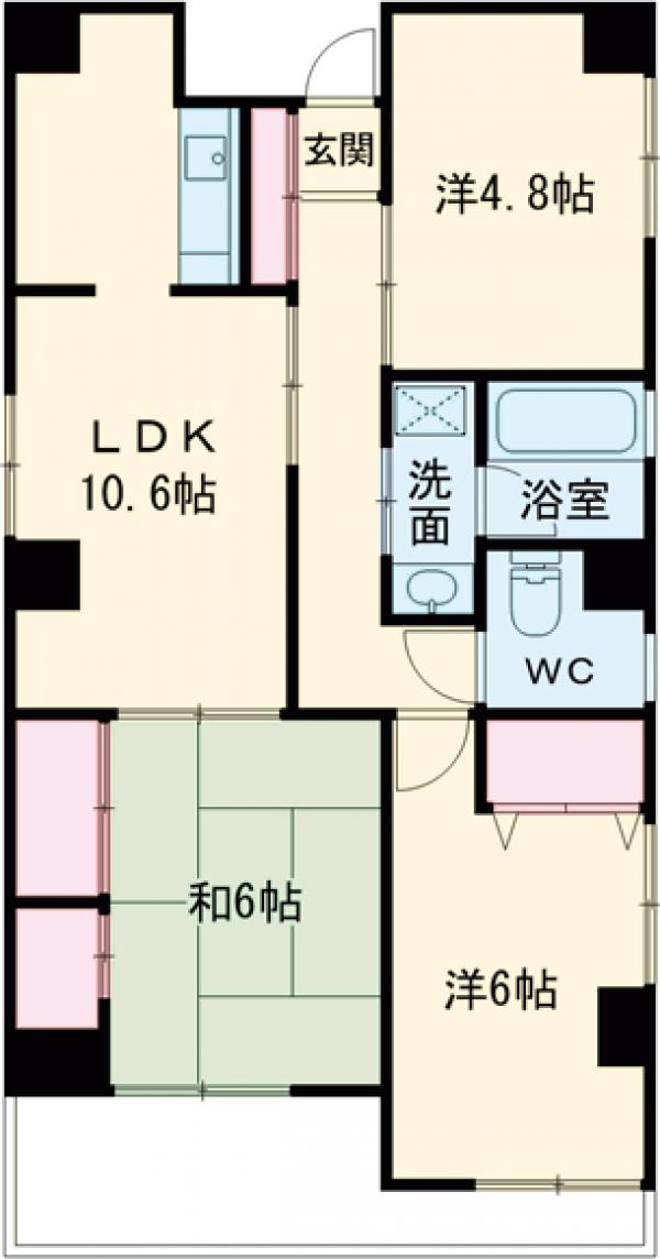 1/1 間取
