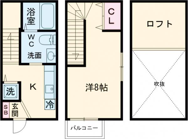 ニュージャーニー和白の間取り