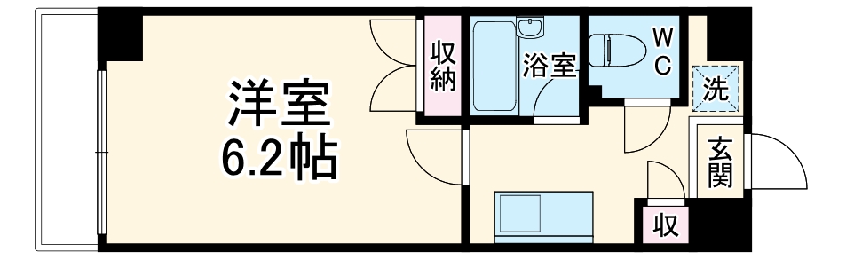 北山田の完工年月（2011年7月）築の賃貸マンションの間取り