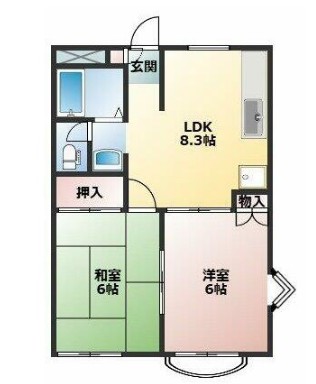 ハイツアザレアの間取り