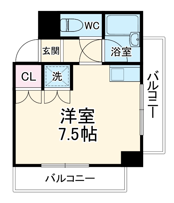 ビルズＭＢの間取り