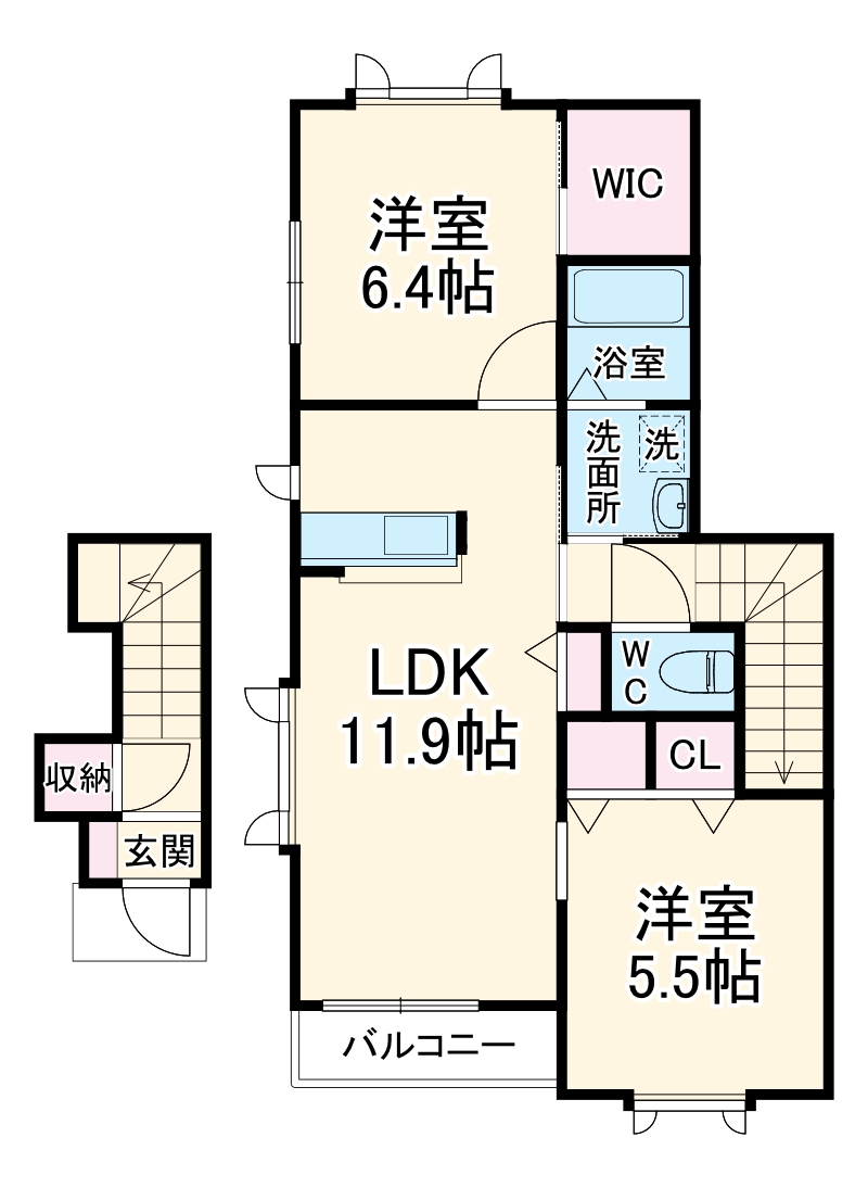 プラージュの間取り