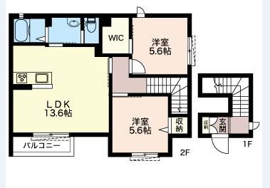 サンディーヒースの間取り