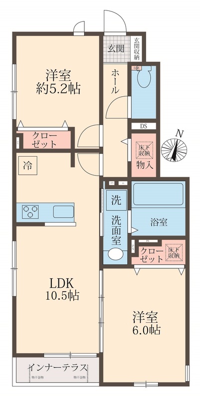 Ｌｉｎｅｒａ Ⅱの間取り