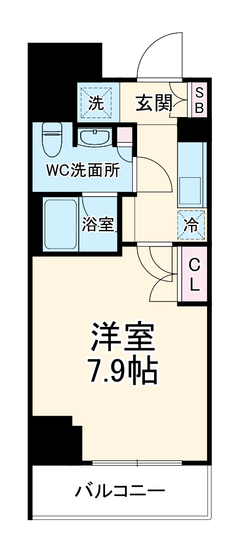 GENOVIA平塚Ⅲの間取り