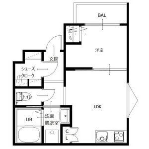 GM HILLS 野里町の間取り