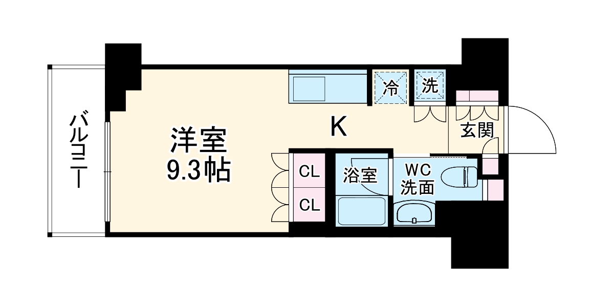 プラウドフラット横浜の間取り