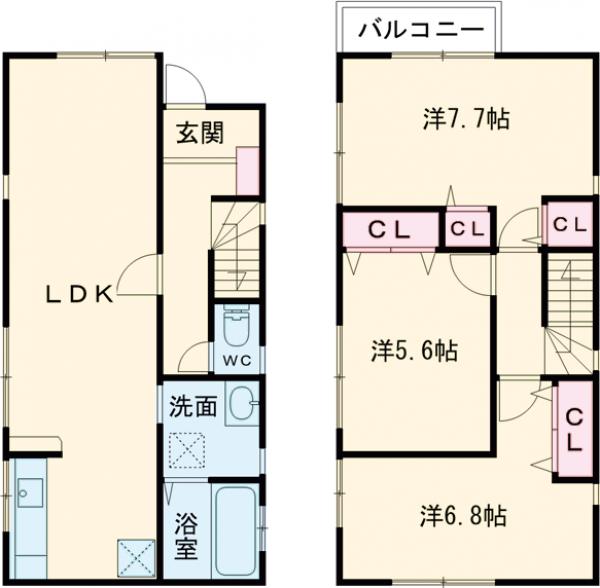グランソフィア花小金井南町 Cの間取り