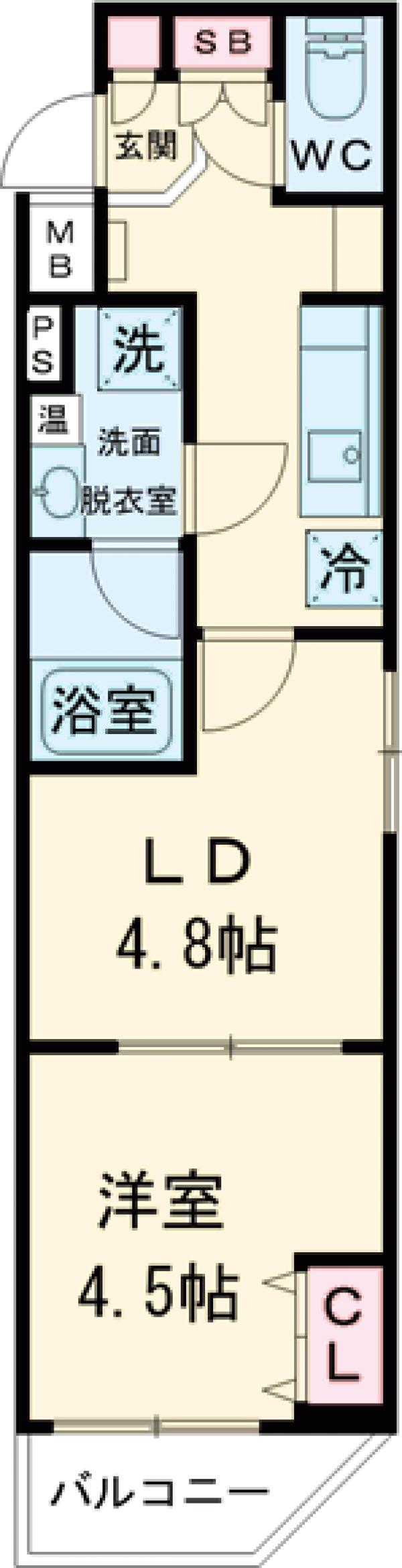 アイルプレミアム笹塚ウエストの間取り