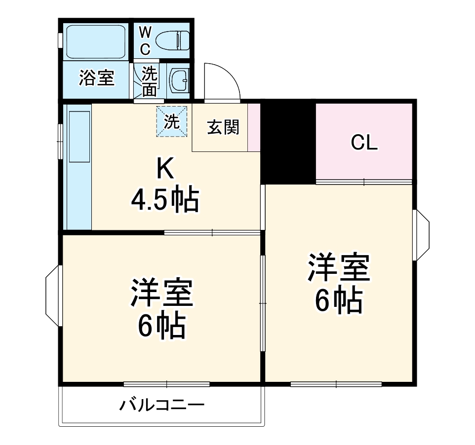 メゾン川崎の間取り