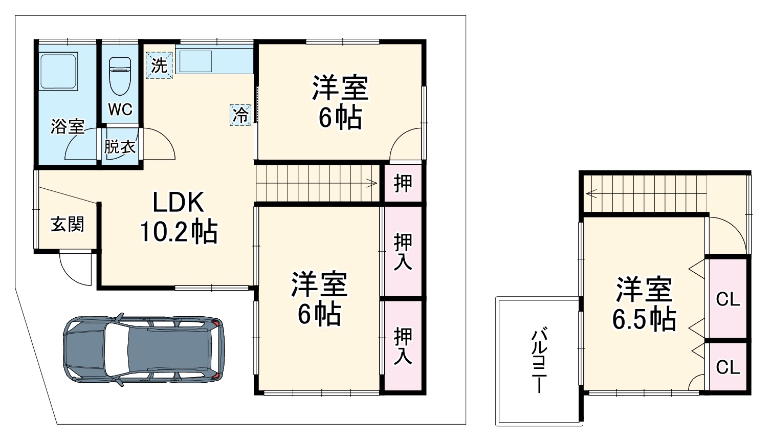 NC生実町戸建の間取り