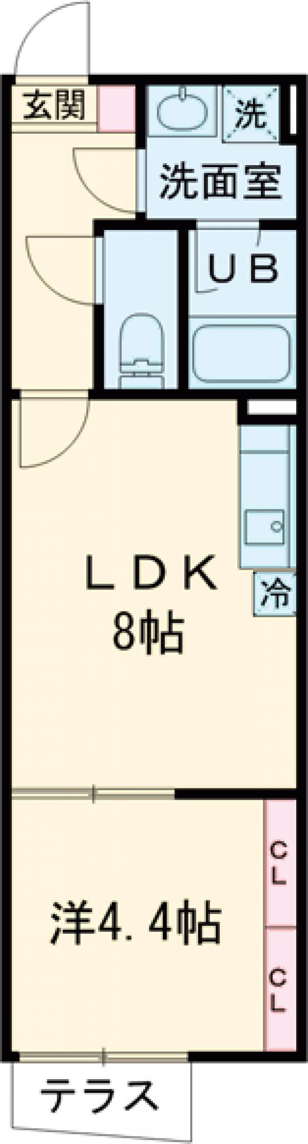 Aglaia 新宿西落合の間取り