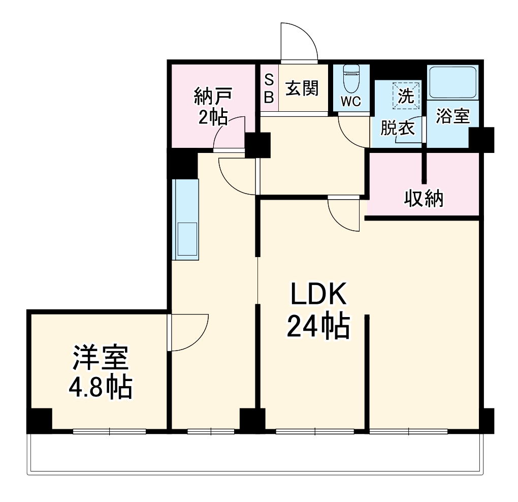 横浜天王町レジデンスの間取り