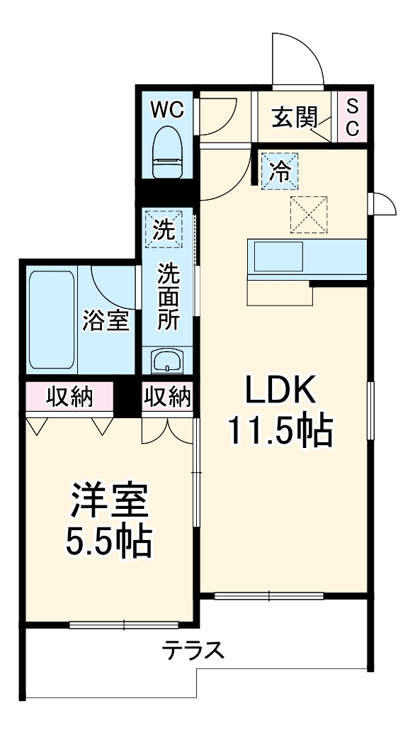 1/11 間取