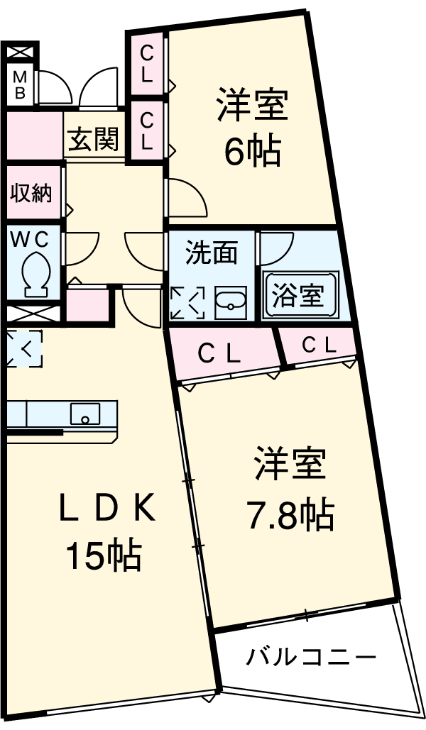 アルカンシエルの間取り