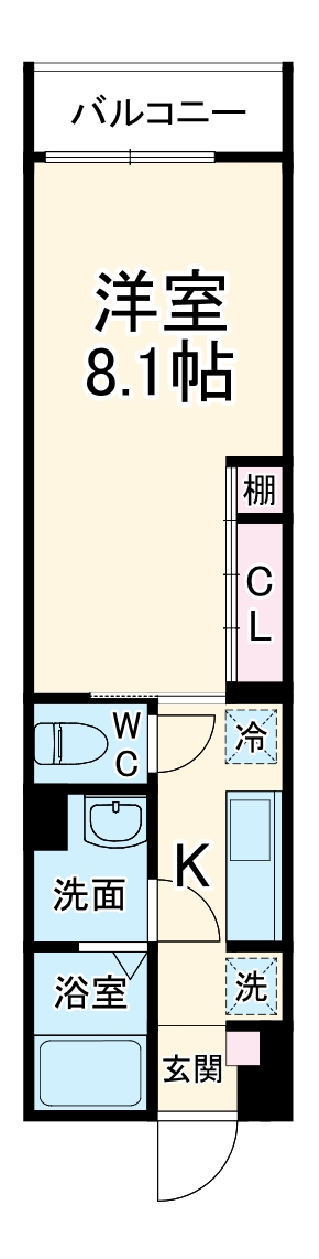 fare KAWASAKIの間取り