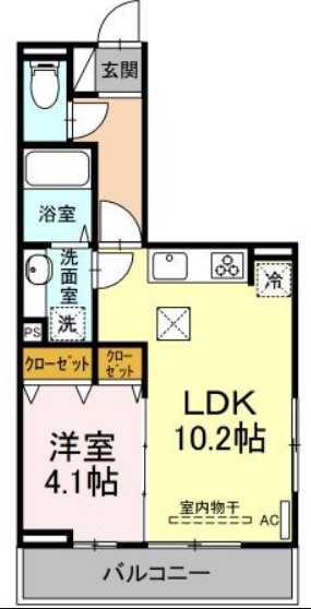 プランドールＮ Ⅱの間取り