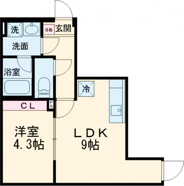 Aglaia 新宿西落合の間取り