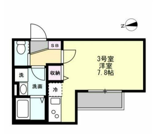 ベイルームルナ橋本の間取り