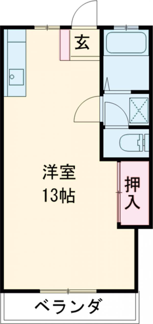 岩曽サンハイツの間取り