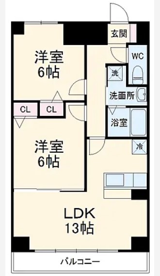 グリーンスクウェアの間取り