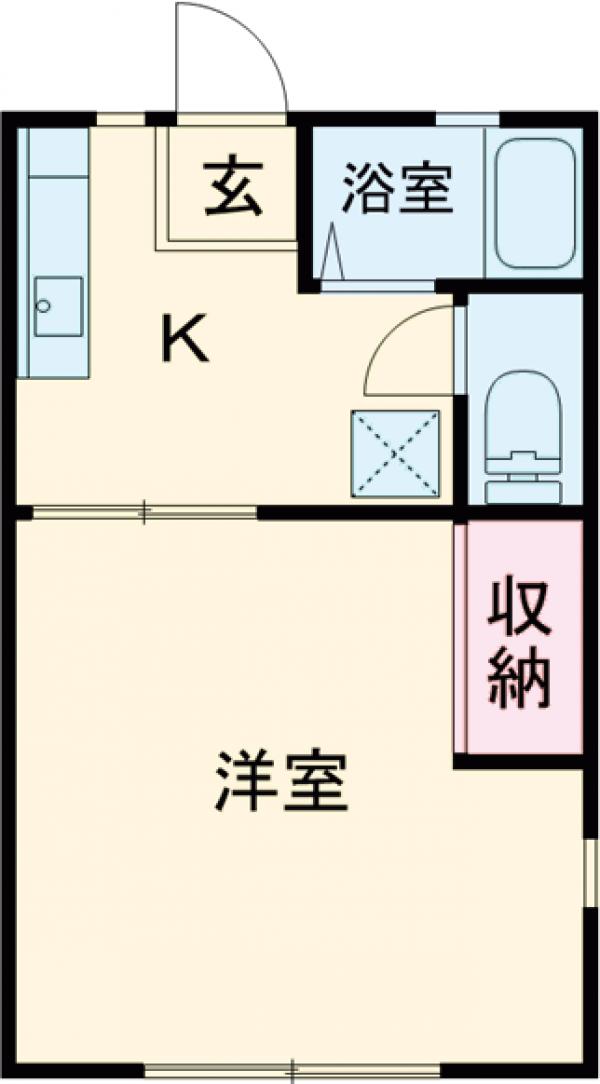 ハイツクレストコートの間取り