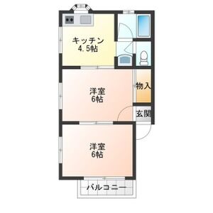 塙イエローハイツの間取り