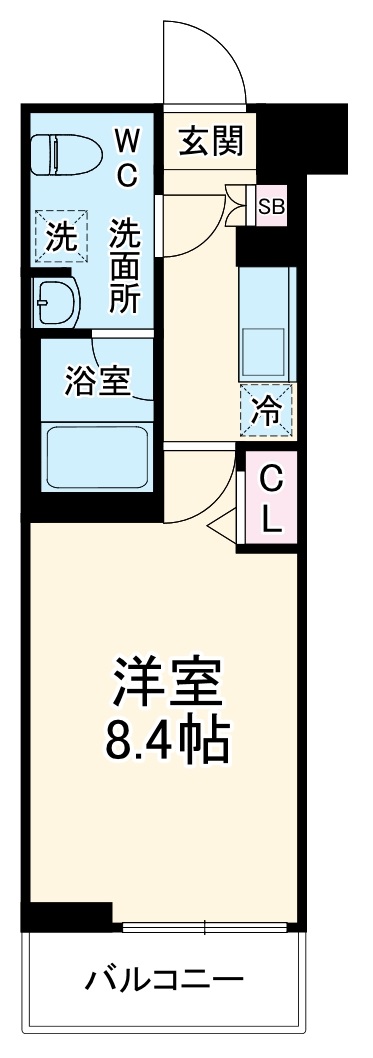 ヴァローレ喜多見の間取り