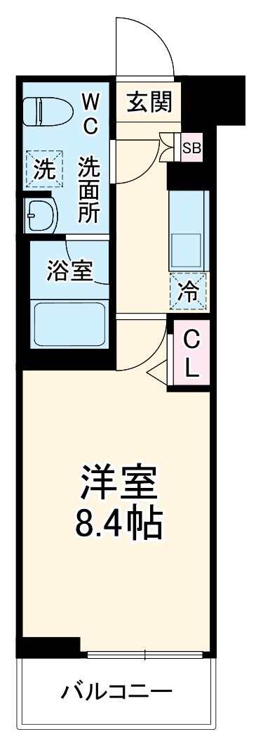ヴァローレ喜多見の間取り