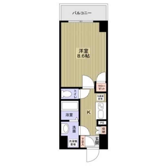 スカール千葉みなとの間取り